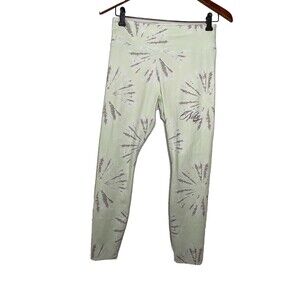 Women's Nike Dri-FIT  Mid-Rise Tie-Dye Leggings Womens medium Green Gray Active